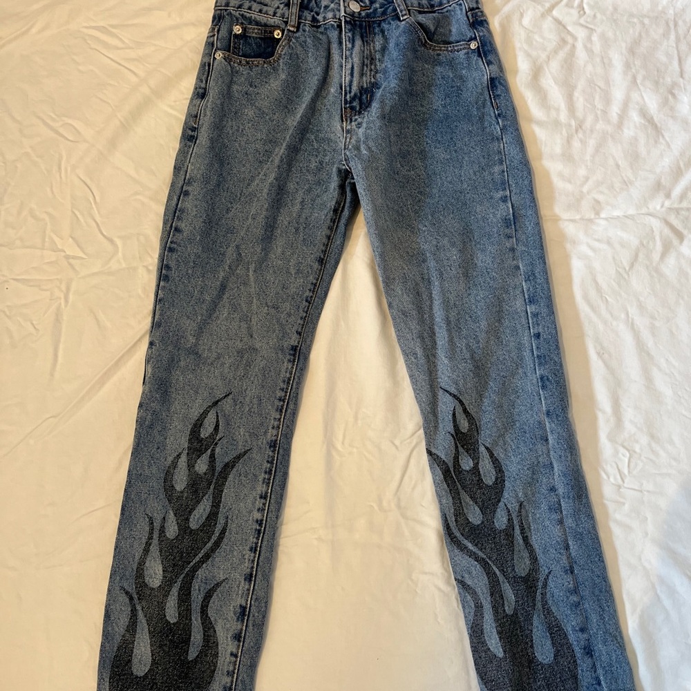 Adult Flame Jeans